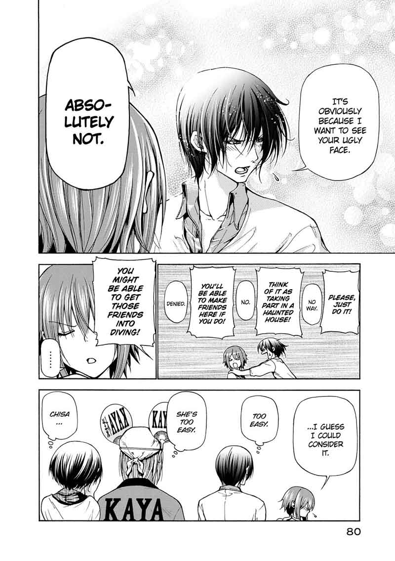 Grand Blue Manga Chapter 24 page 5 - First Time at the Women's University scene