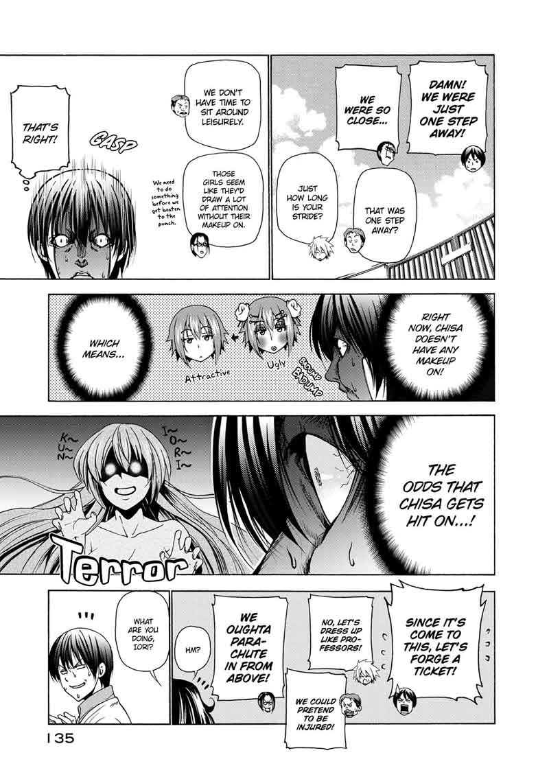 Grand Blue Manga Chapter 25 page 10 - At the Women's University Again scene