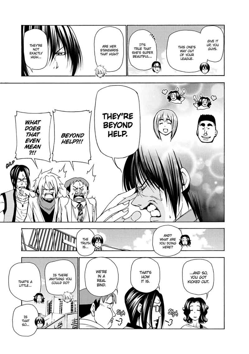 Grand Blue Manga Chapter 25 page 12 - At the Women's University Again scene