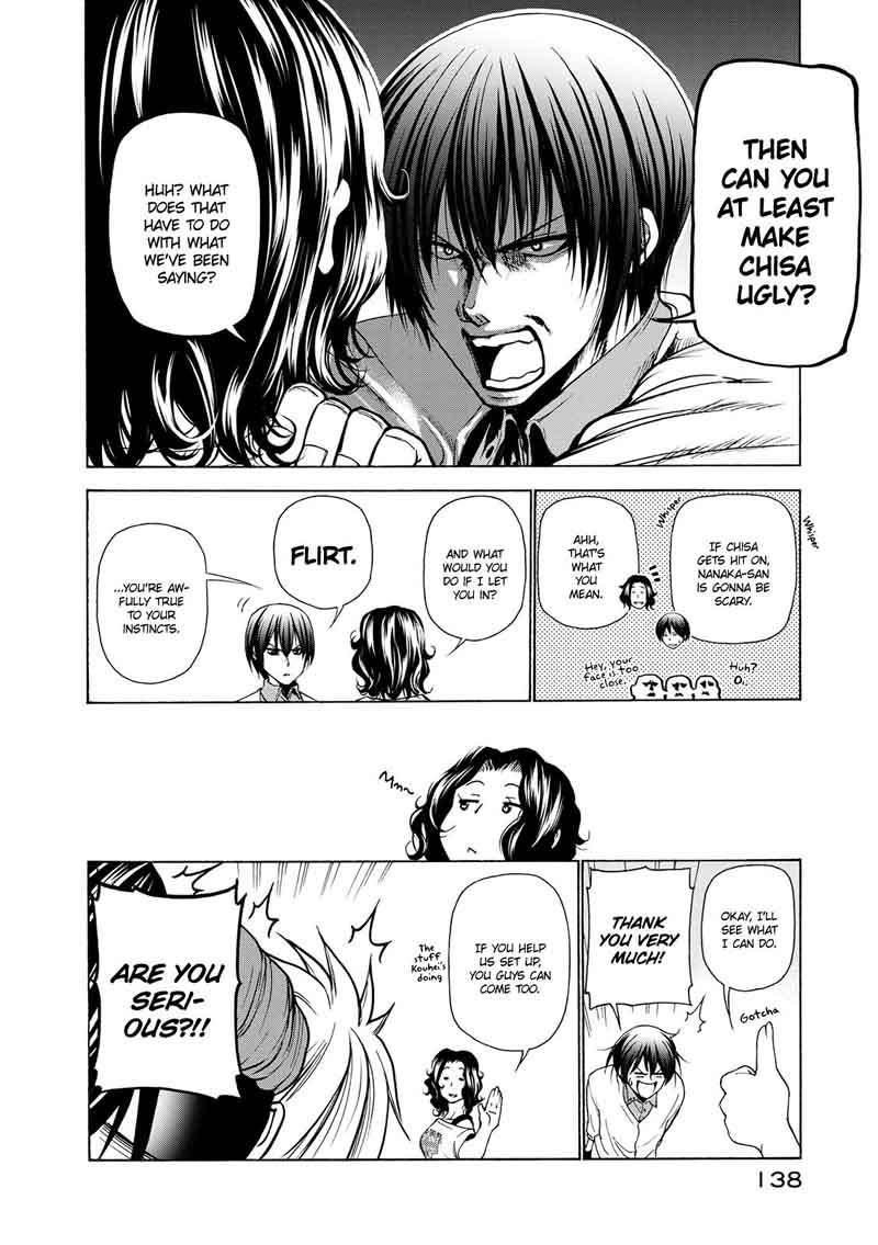 Grand Blue Manga Chapter 25 page 13 - At the Women's University Again scene