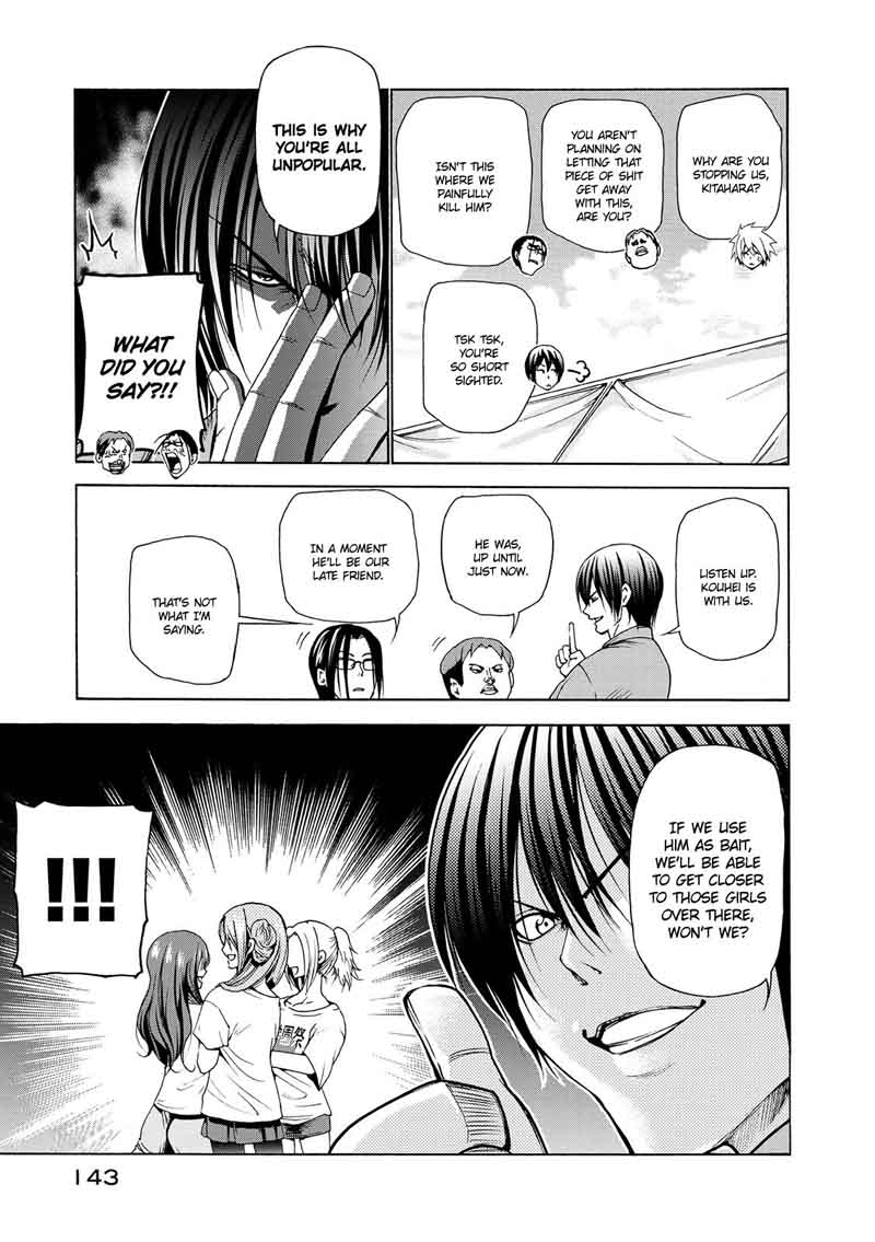 Grand Blue Manga Chapter 25 page 18 - At the Women's University Again scene