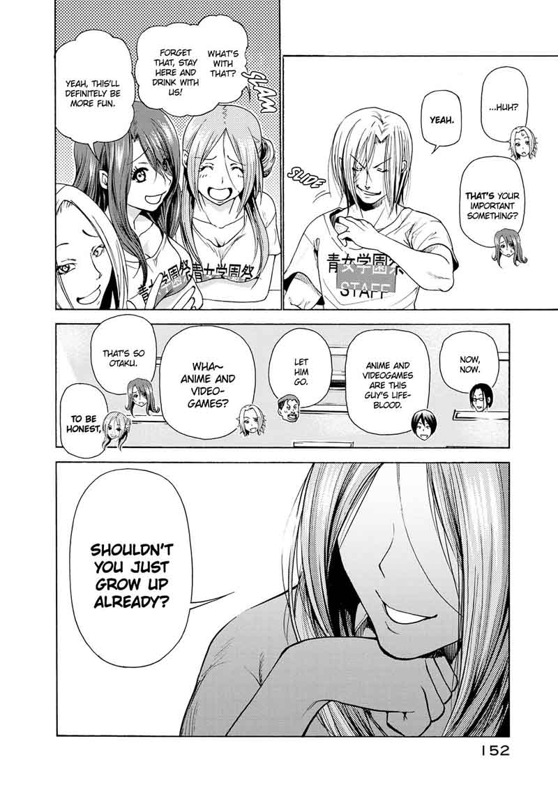 Grand Blue Manga Chapter 25 page 27 - At the Women's University Again scene