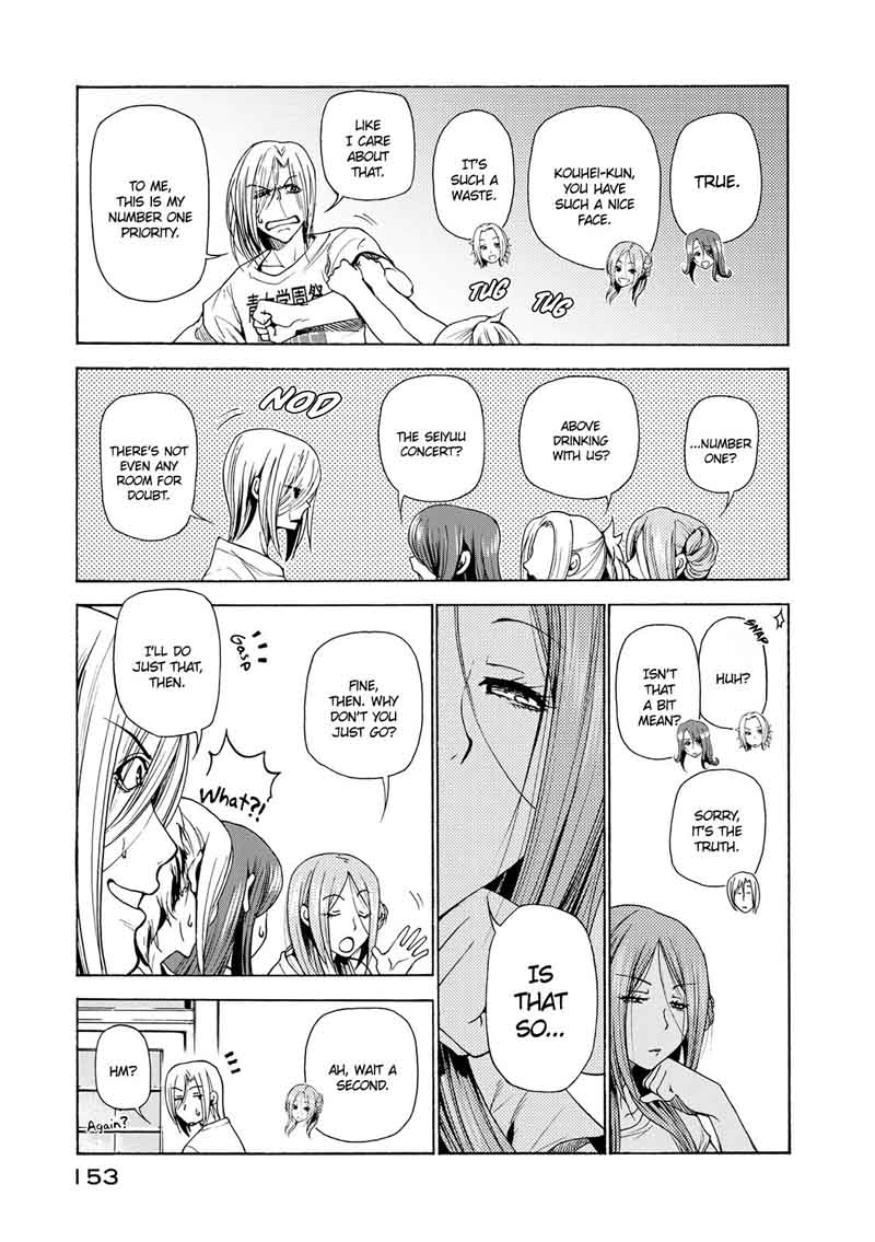 Grand Blue Manga Chapter 25 page 28 - At the Women's University Again scene