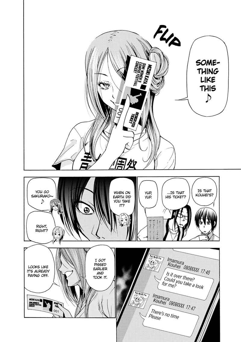 Grand Blue Manga Chapter 25 page 35 - At the Women's University Again scene