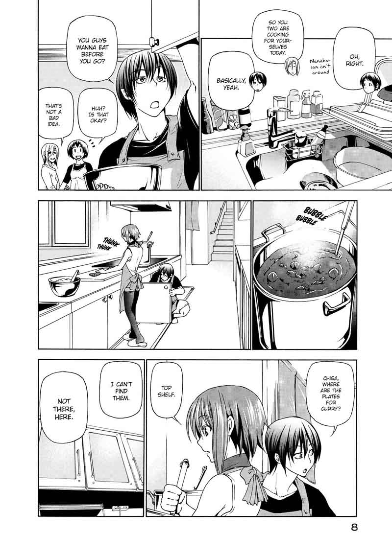 Grand Blue Manga Chapter 26 page 10 - Watching the House scene