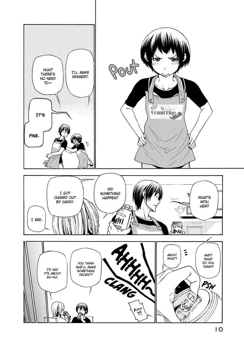 Grand Blue Manga Chapter 26 page 12 - Watching the House scene