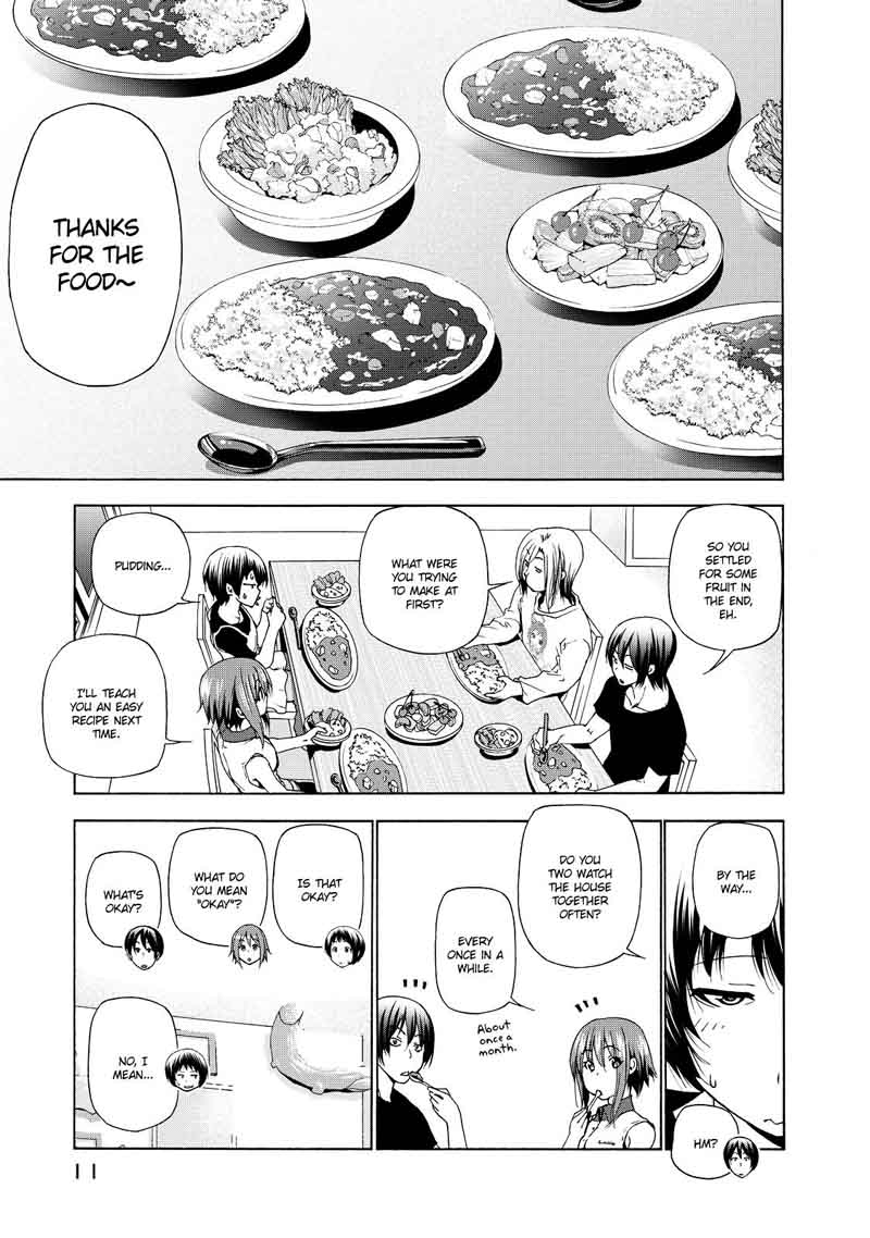 Grand Blue Manga Chapter 26 page 13 - Watching the House scene