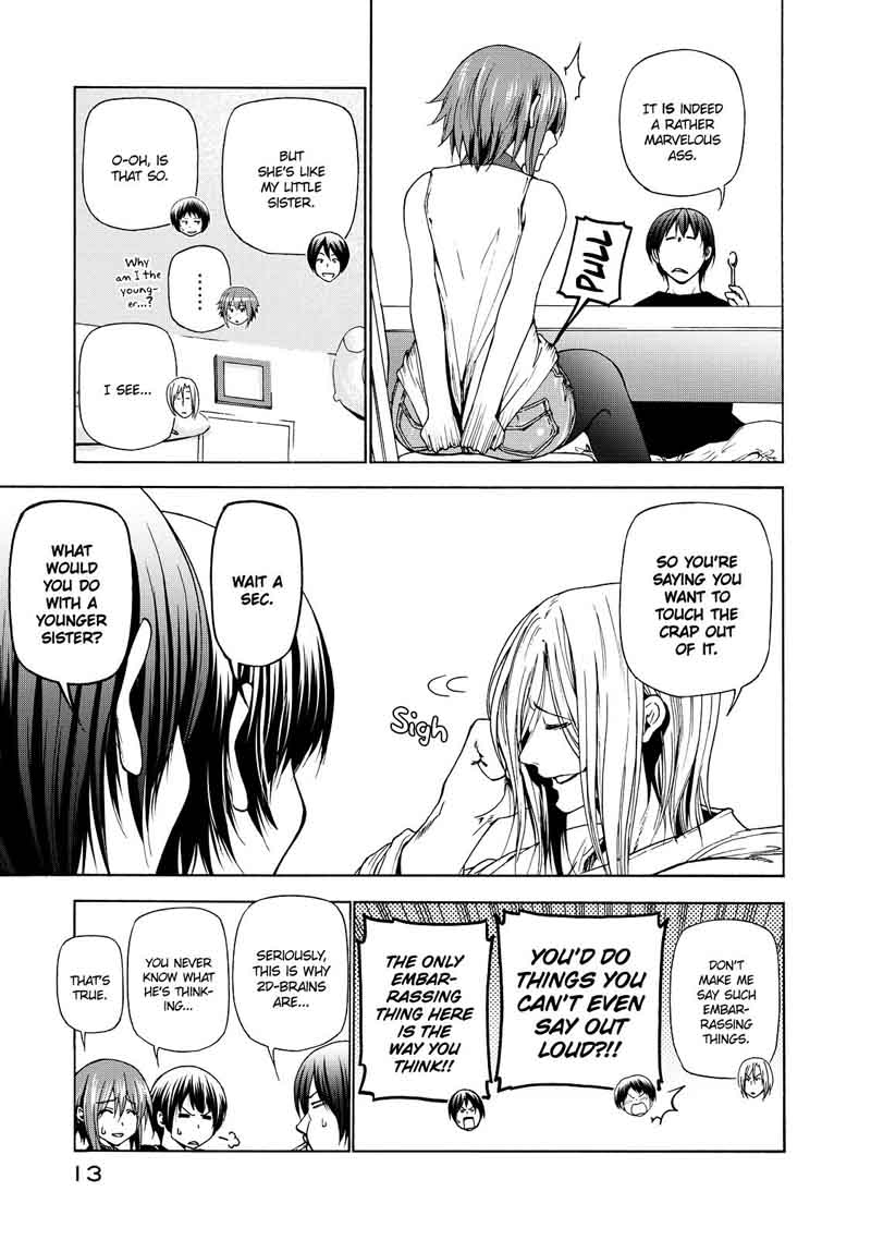 Grand Blue Manga Chapter 26 page 15 - Watching the House scene