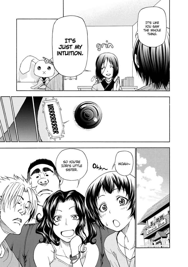 Grand Blue Manga Chapter 27 page 15 - Little Sister scene