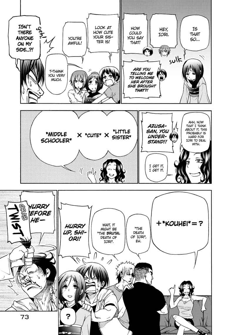 Grand Blue Manga Chapter 27 page 27 - Little Sister scene