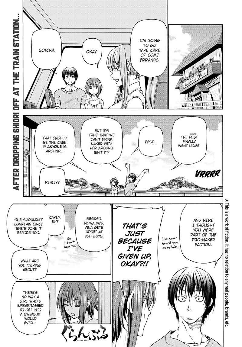 Grand Blue Manga Chapter 29 page 1 - The Impression Game scene