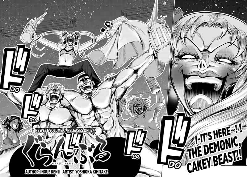 Grand Blue Manga Chapter 29 page 2 - The Impression Game scene