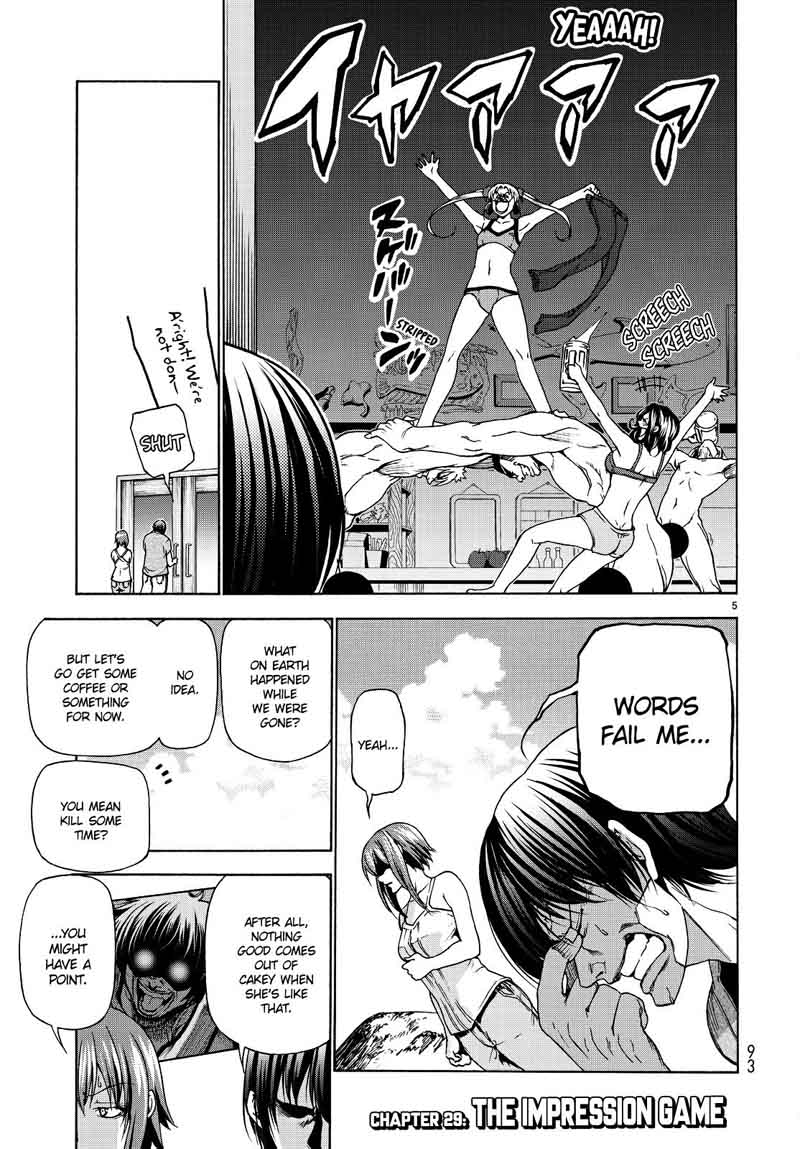 Grand Blue Manga Chapter 29 page 4 - The Impression Game scene