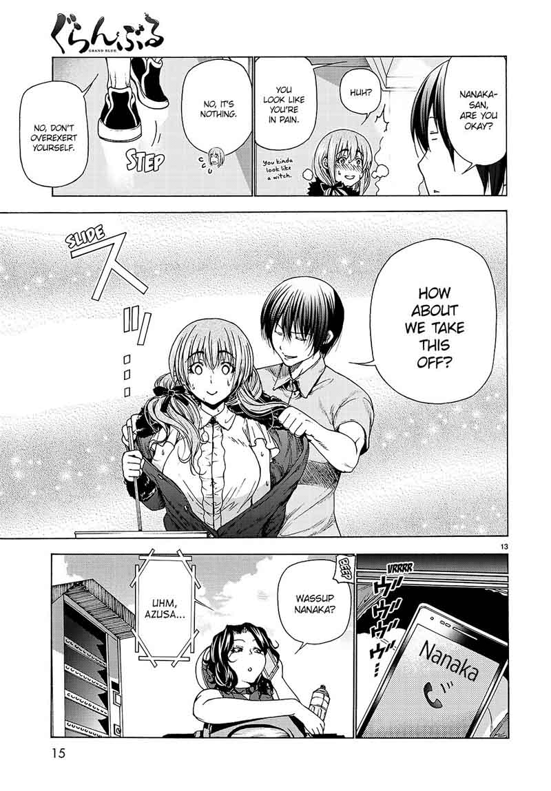 Grand Blue Manga Chapter 30 page 13 - I'm Not Stripping, Okay? scene