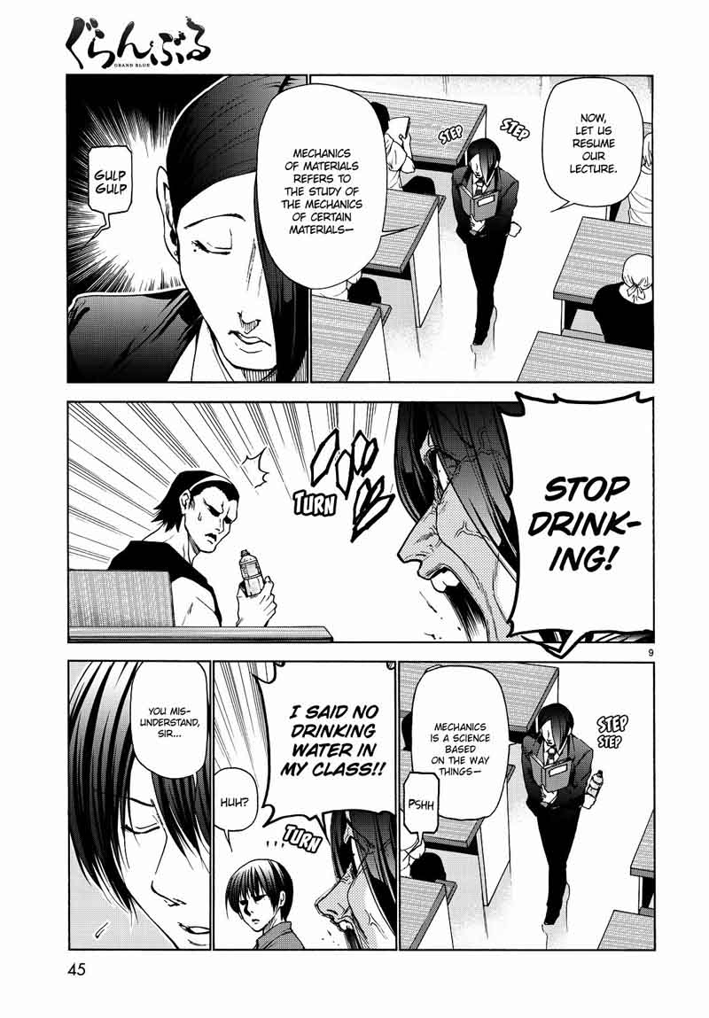Grand Blue Manga Chapter 31 page 10 - Associate Professor scene