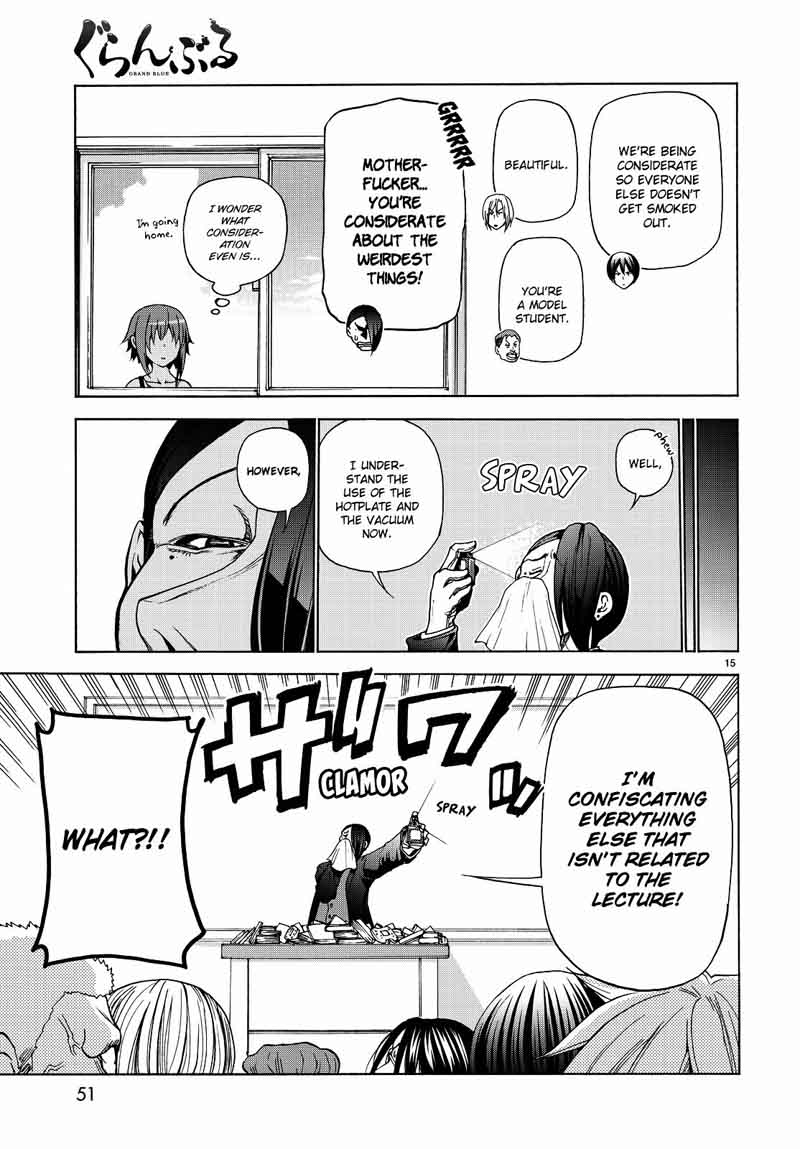 Grand Blue Manga Chapter 31 page 16 - Associate Professor scene