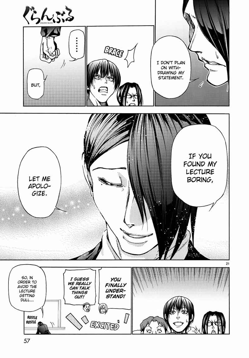 Grand Blue Manga Chapter 31 page 22 - Associate Professor scene