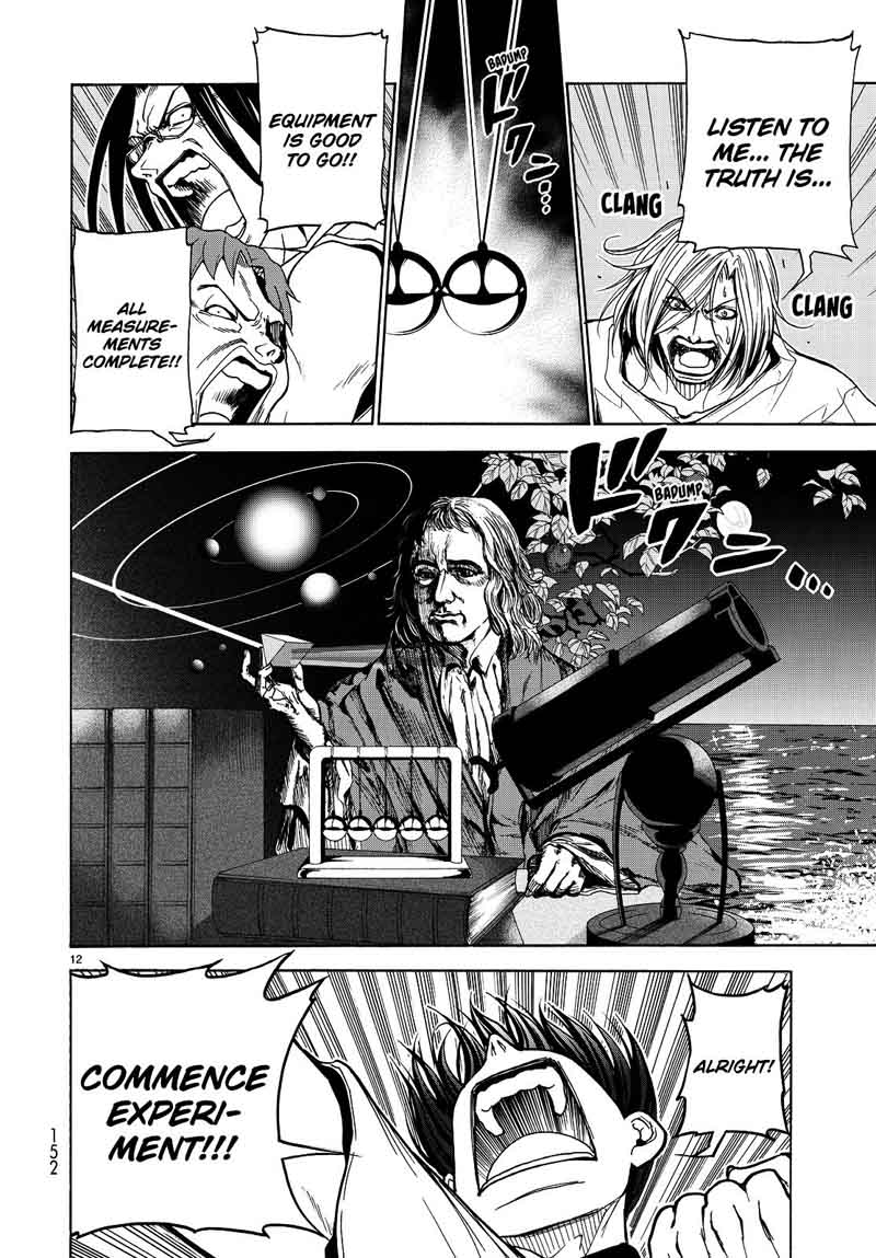 Grand Blue Manga Chapter 32 page 12 - The Charpy Impact Test scene