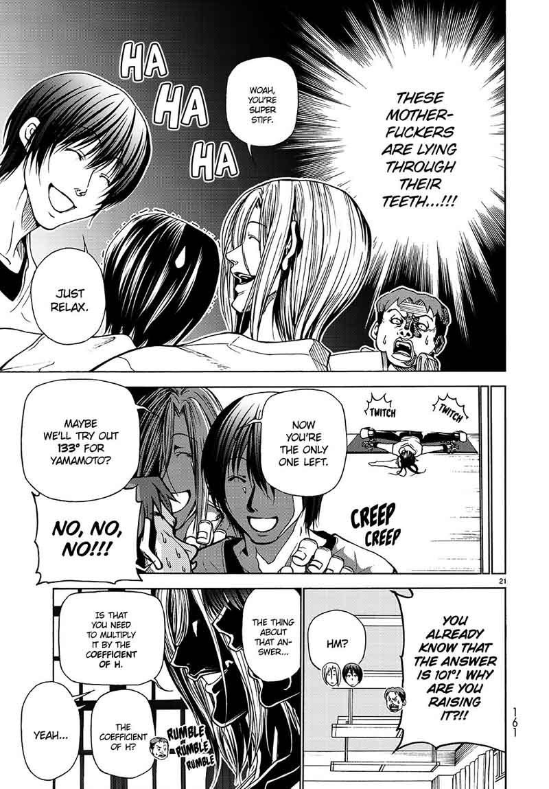 Grand Blue Manga Chapter 32 page 21 - The Charpy Impact Test scene