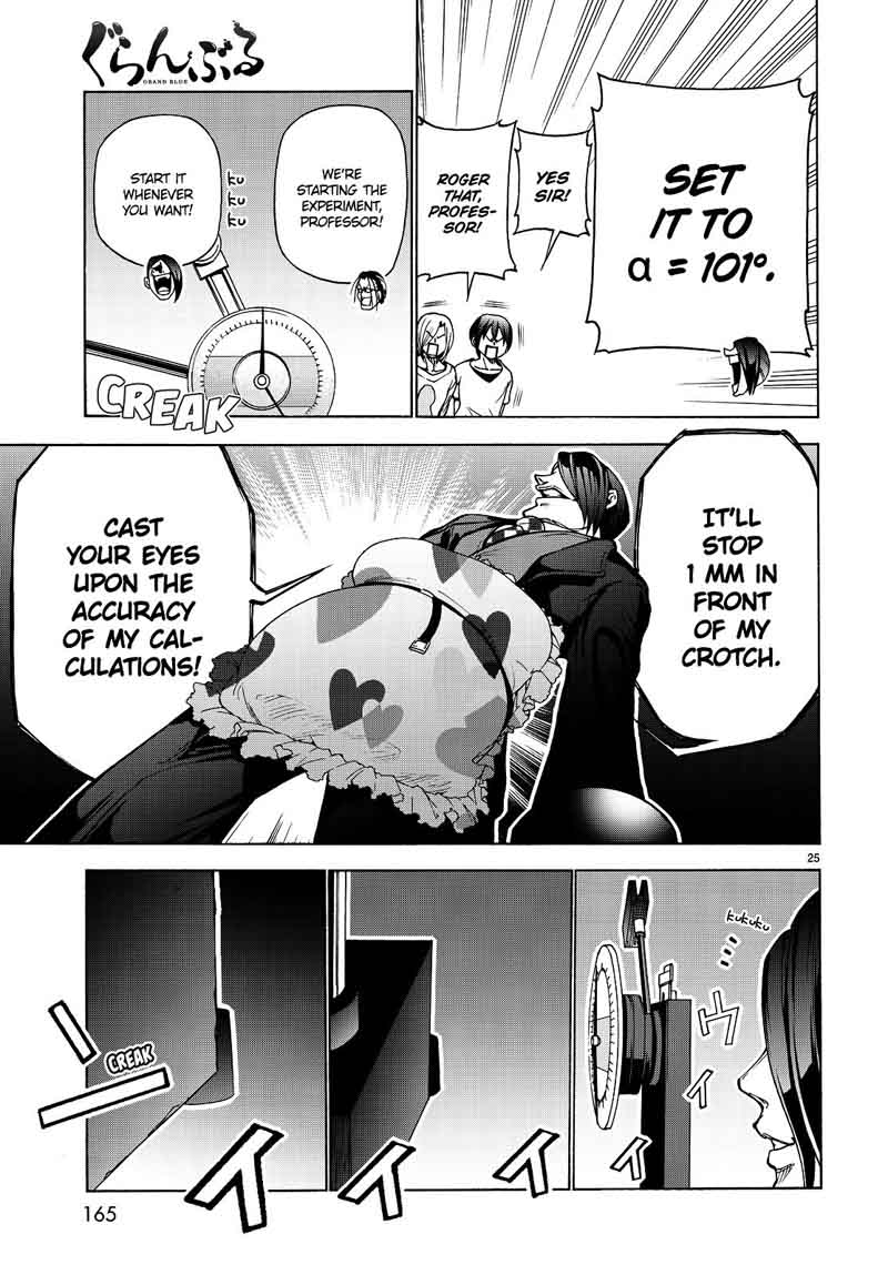 Grand Blue Manga Chapter 32 page 25 - The Charpy Impact Test scene