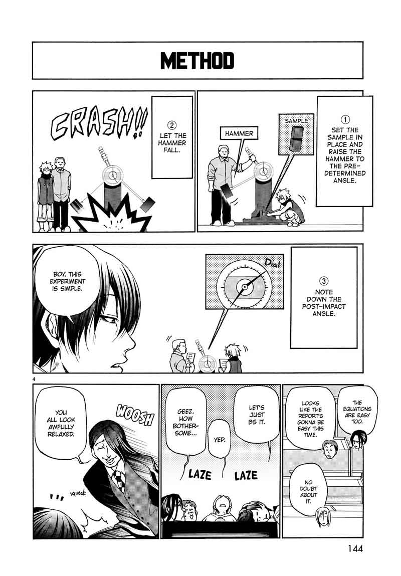 Grand Blue Manga Chapter 32 page 4 - The Charpy Impact Test scene
