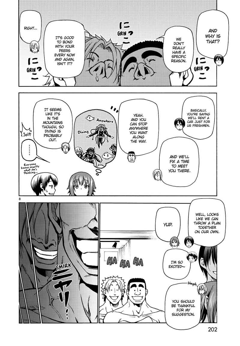 Grand Blue Manga Chapter 33 page 8 - School Camping For Adults scene