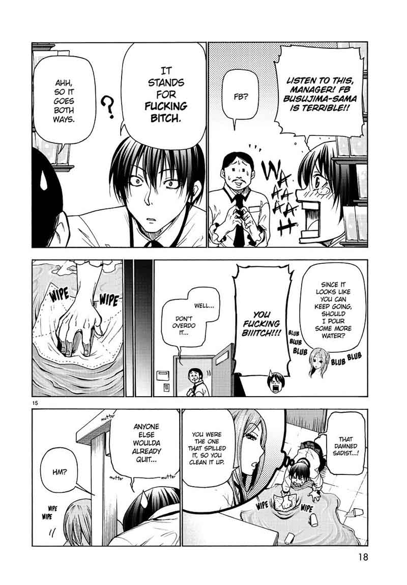 Grand Blue Manga Chapter 34 page 16 - Coworkers scene
