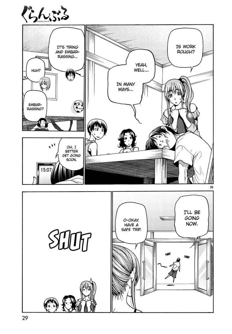 Grand Blue Manga Chapter 34 page 27 - Coworkers scene