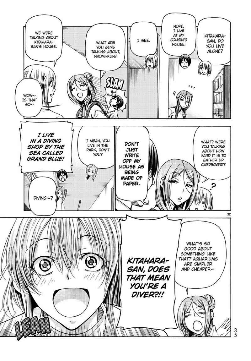 Grand Blue Manga Chapter 34 page 33 - Coworkers scene