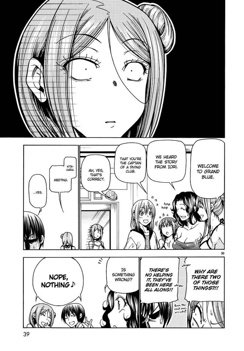 Grand Blue Manga Chapter 34 page 37 - Coworkers scene