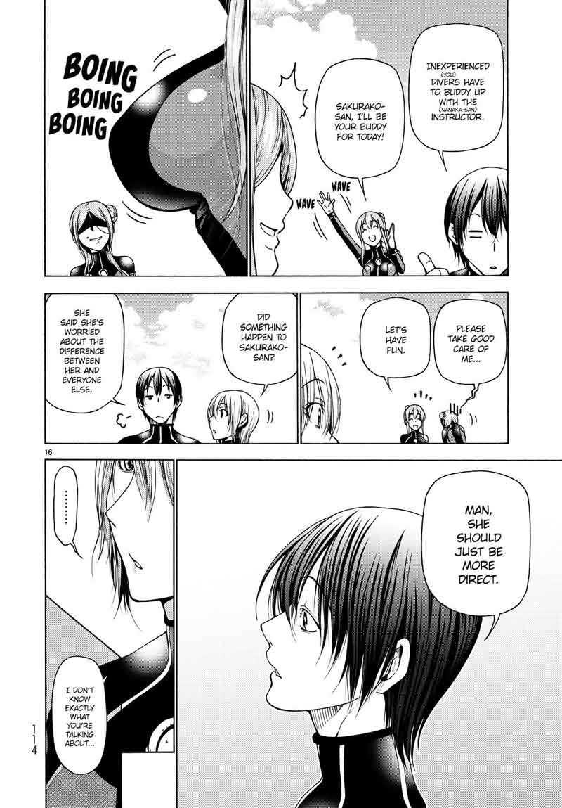 Grand Blue Manga Chapter 35 page 16 - Liked by Otoya-kun scene
