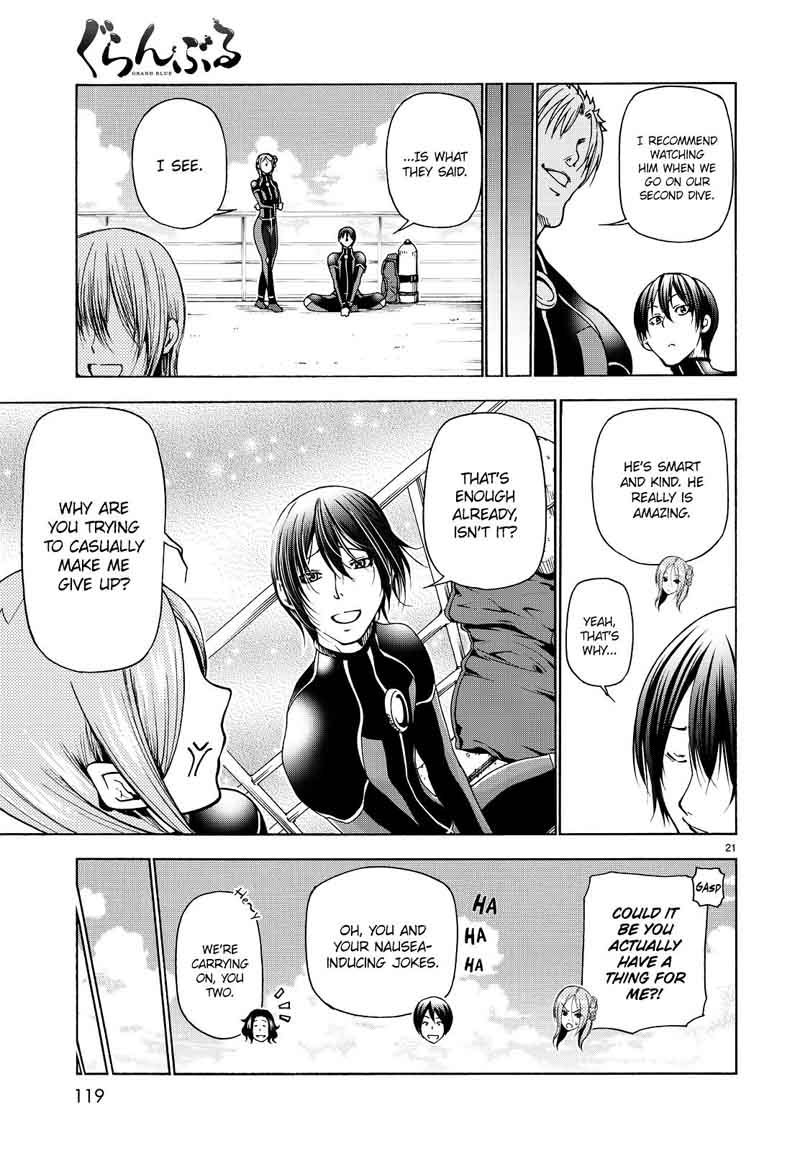 Grand Blue Manga Chapter 35 page 21 - Liked by Otoya-kun scene