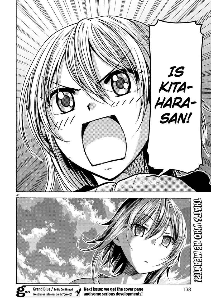 Grand Blue Manga Chapter 35 page 40 - Liked by Otoya-kun scene