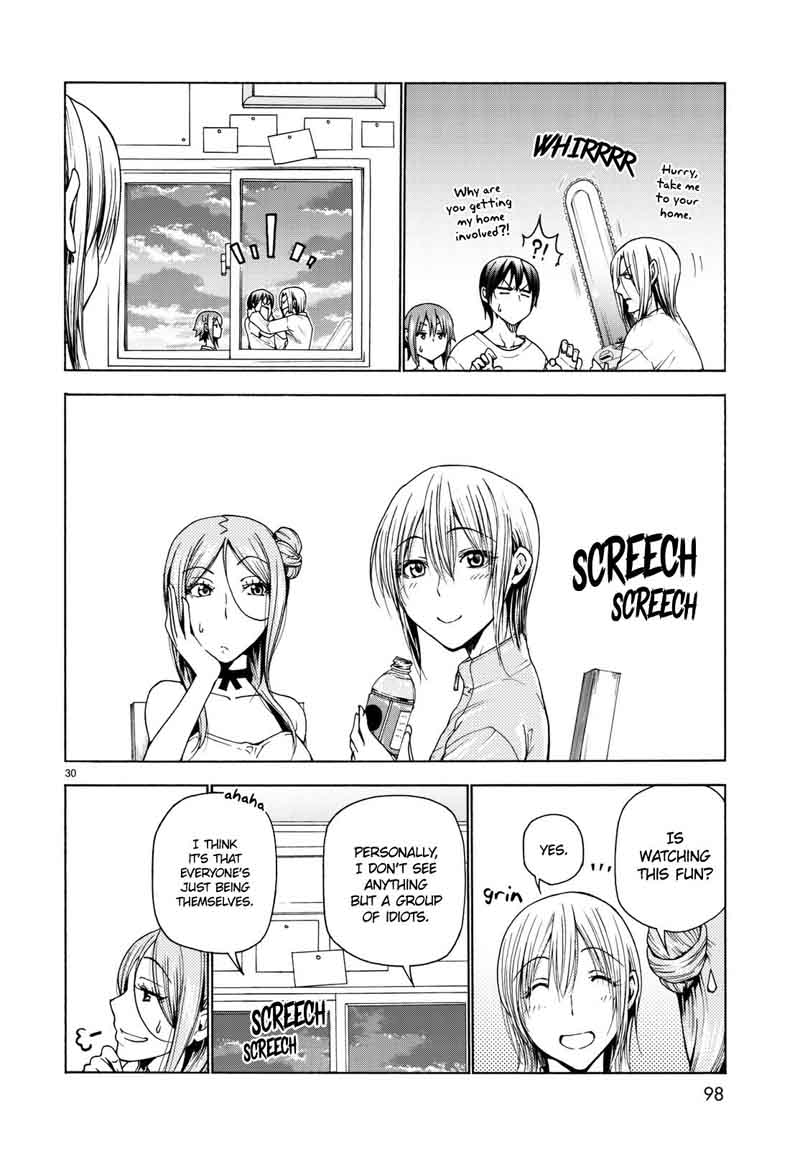 Grand Blue Manga Chapter 36 page 32 - That's Who You Like? scene