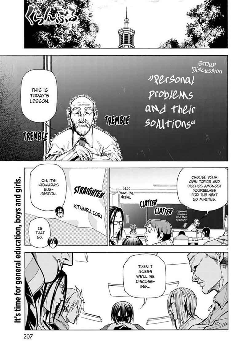 Grand Blue Manga Chapter 37 page 1 - Serious scene