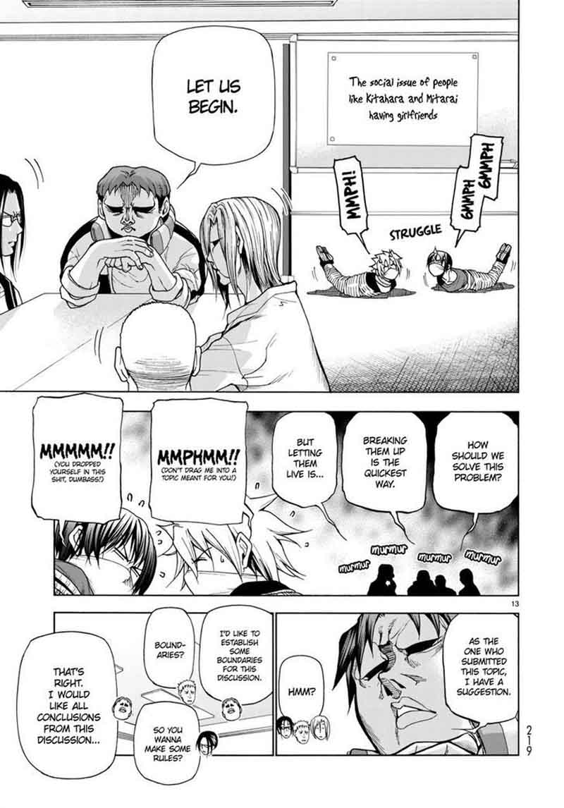 Grand Blue Manga Chapter 37 page 13 - Serious scene