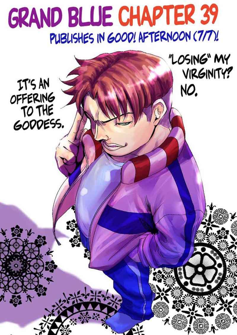 Grand Blue Manga Chapter 37 page 22 - Serious scene