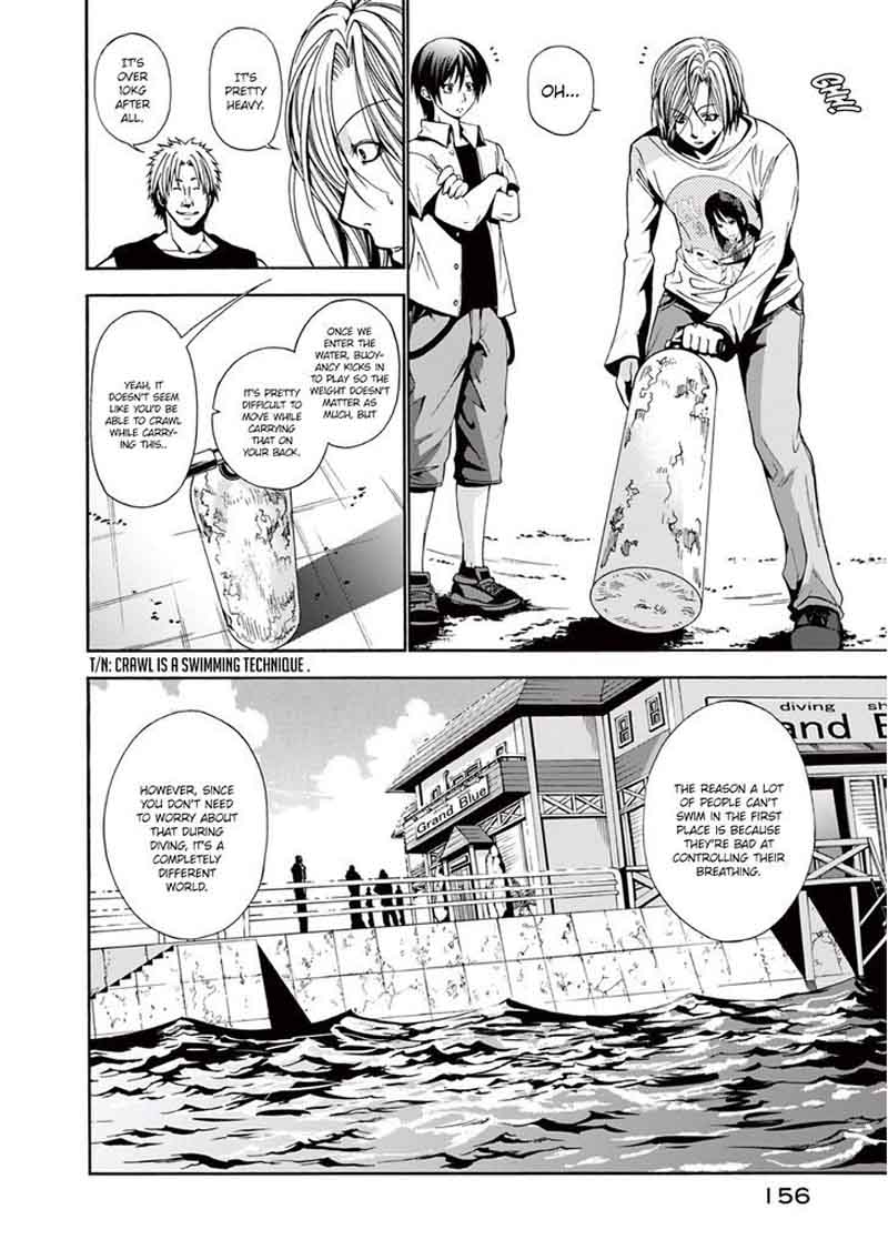 Grand Blue Manga Chapter 4 page 12 - Underwater scene