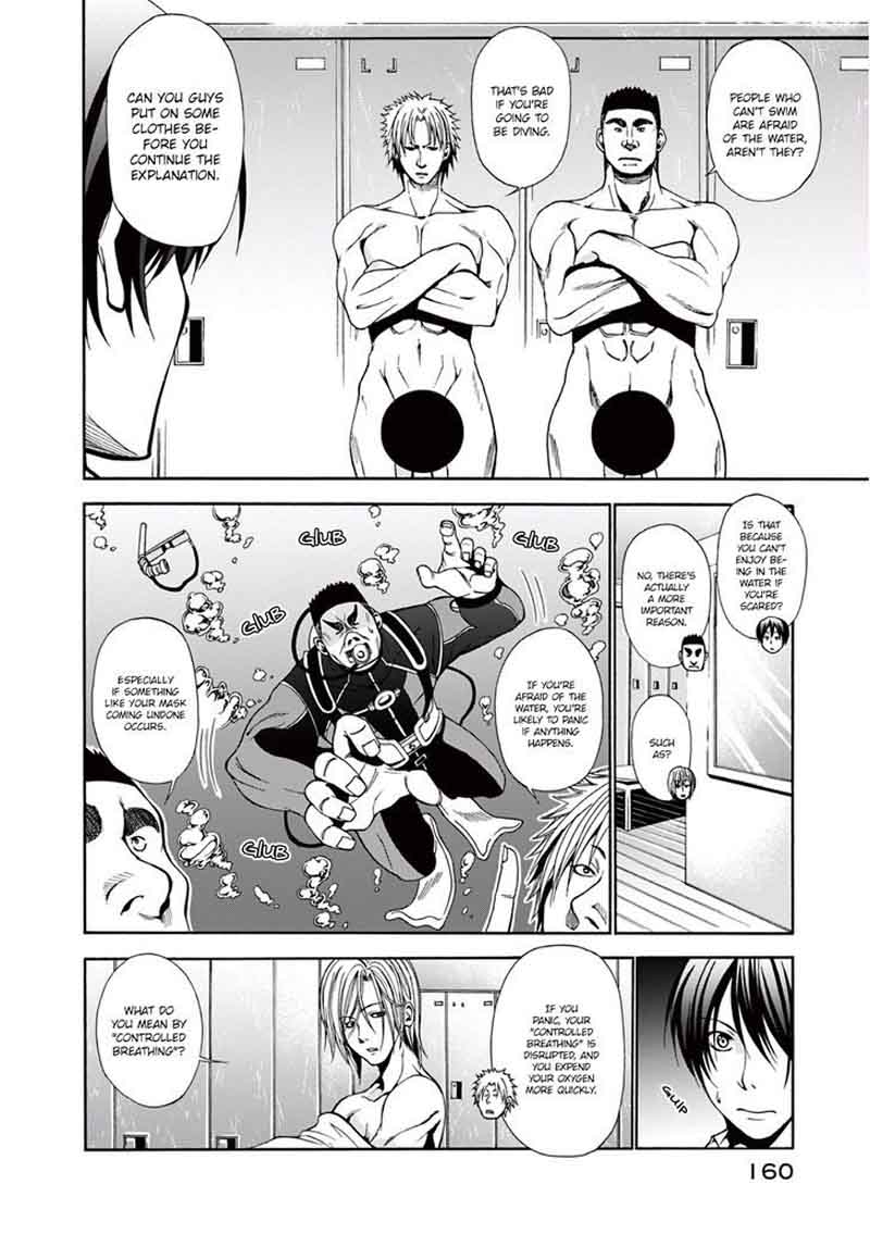 Grand Blue Manga Chapter 4 page 15 - Underwater scene
