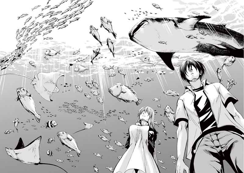 Grand Blue Manga Chapter 4 page 36 - Underwater scene