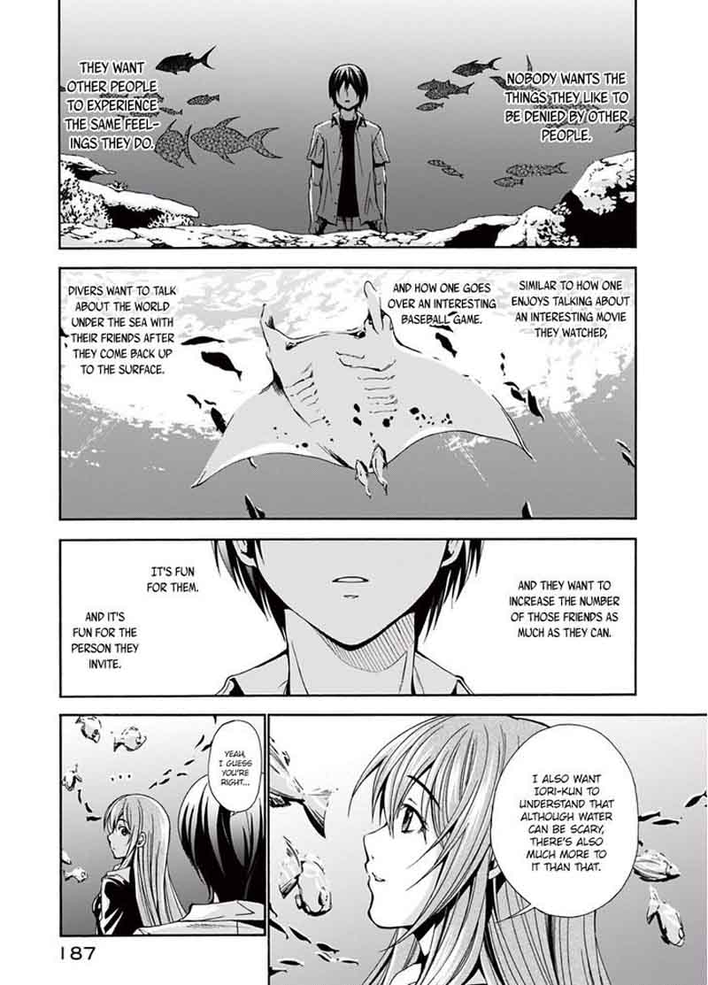 Grand Blue Manga Chapter 4 page 39 - Underwater scene