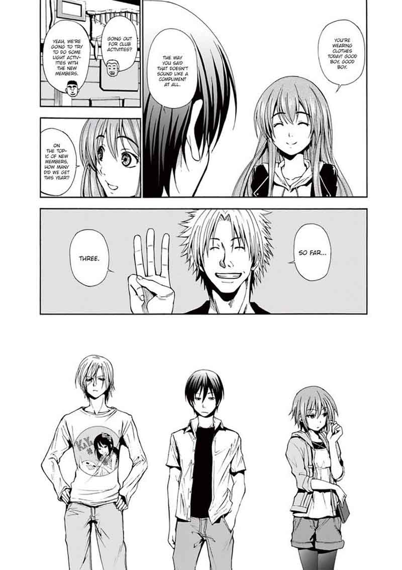 Grand Blue Manga Chapter 4 page 4 - Underwater scene