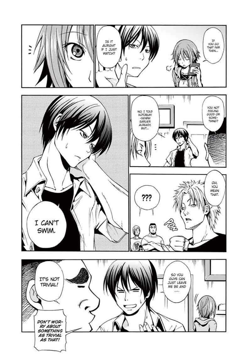 Grand Blue Manga Chapter 4 page 9 - Underwater scene