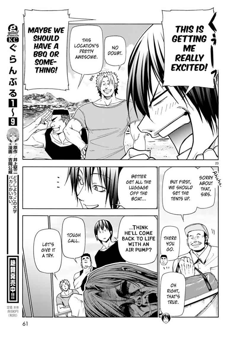 Grand Blue Manga Chapter 41 page 24 - Let's Go to the Uninhabited Island! scene
