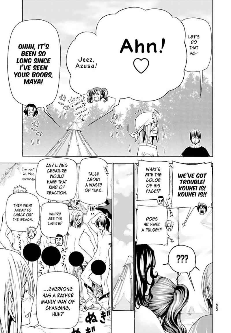 Grand Blue Manga Chapter 41 page 28 - Let's Go to the Uninhabited Island! scene