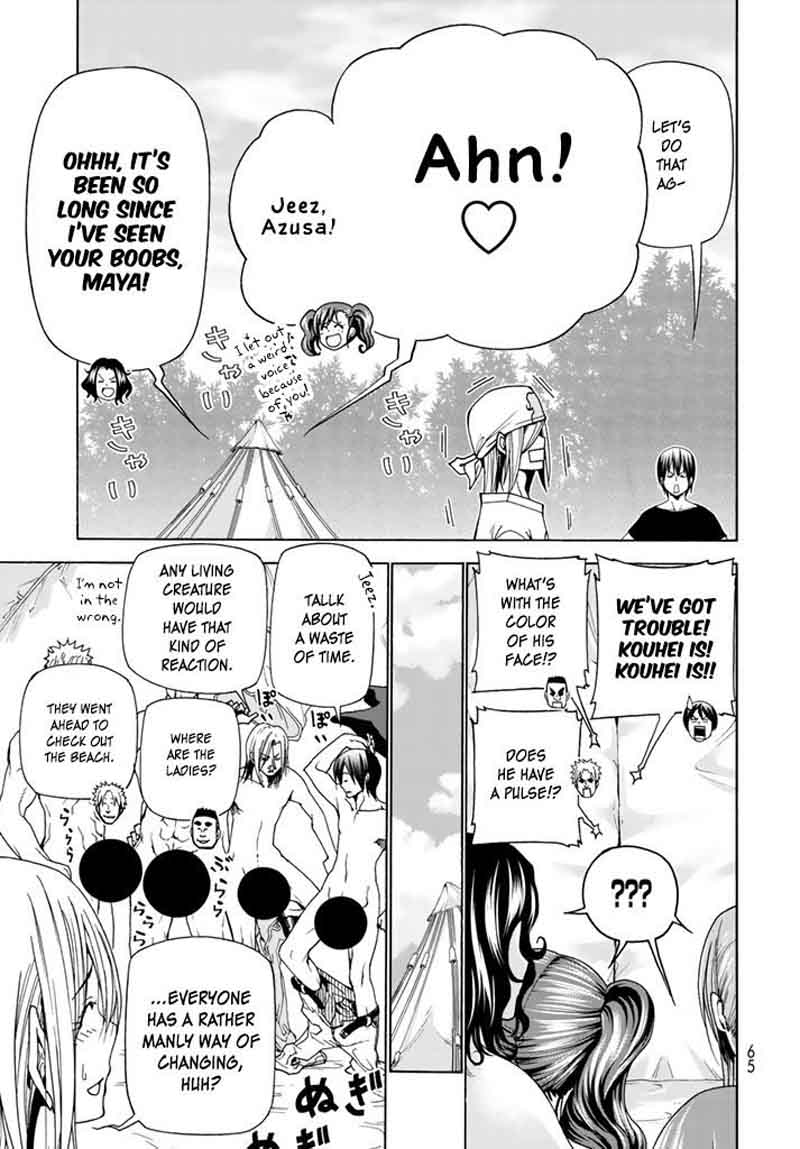Grand Blue Manga Chapter 41 page 65 - Let's Go to the Uninhabited Island! scene