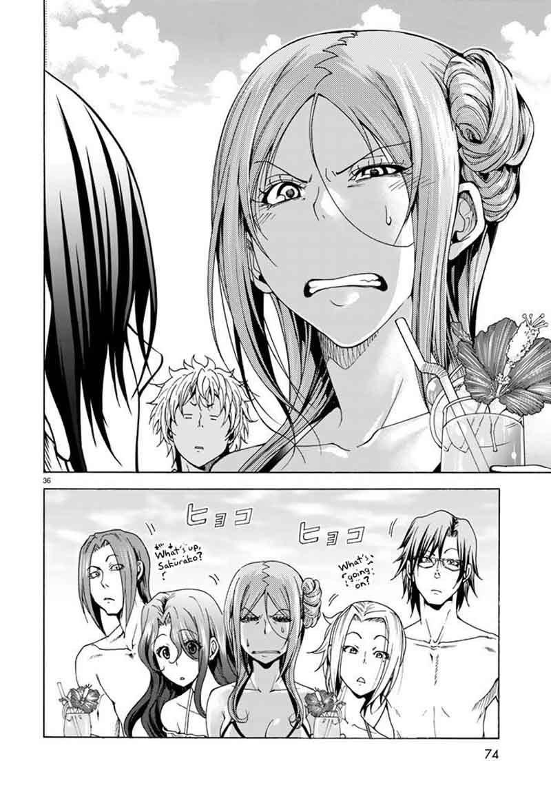 Grand Blue Manga Chapter 41 page 74 - Let's Go to the Uninhabited Island! scene