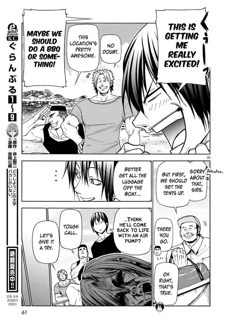 Grand Blue Manga Chapter 41 page 98 - Let's Go to the Uninhabited Island! scene