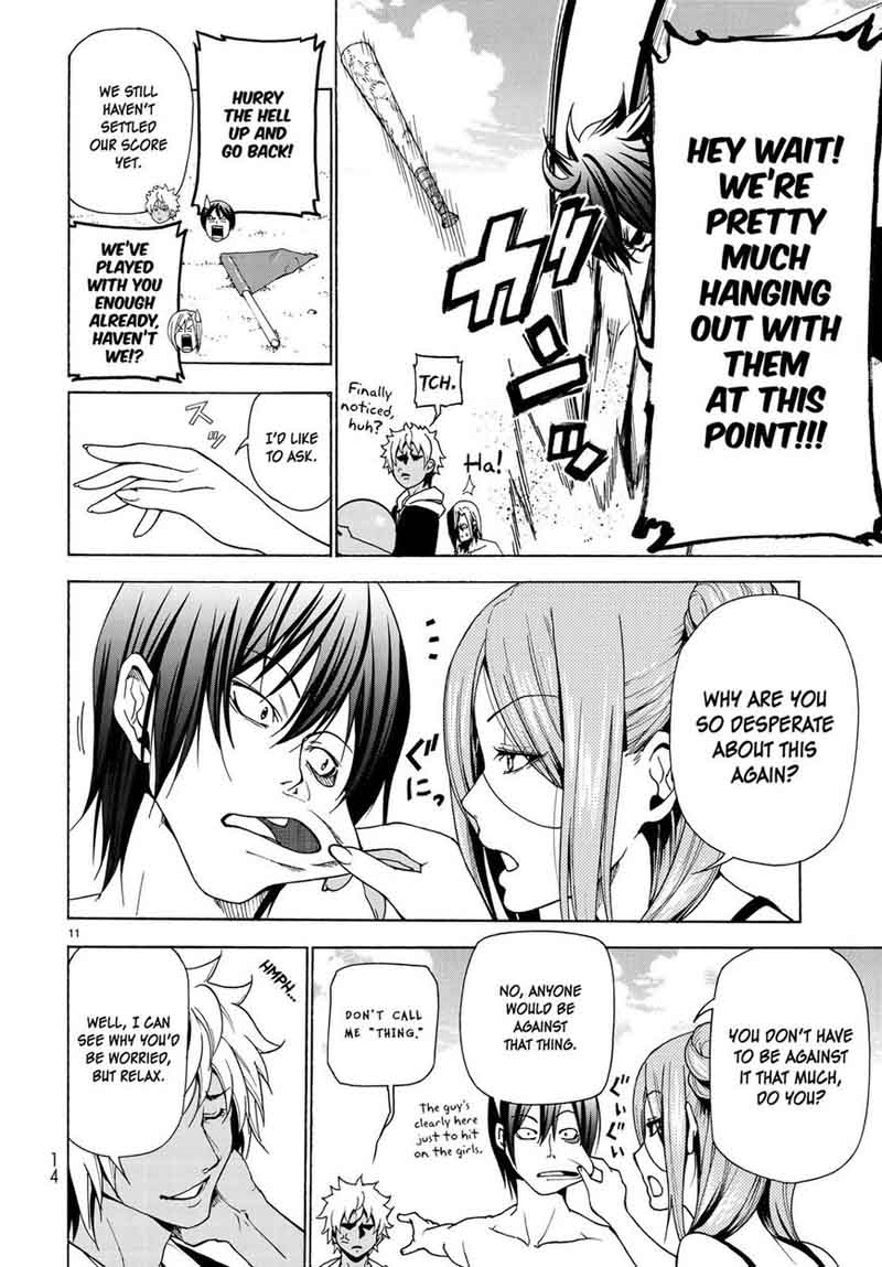 Grand Blue Manga Chapter 42 page 13 - Let's Have A Blast on the Uninhabited Island! scene