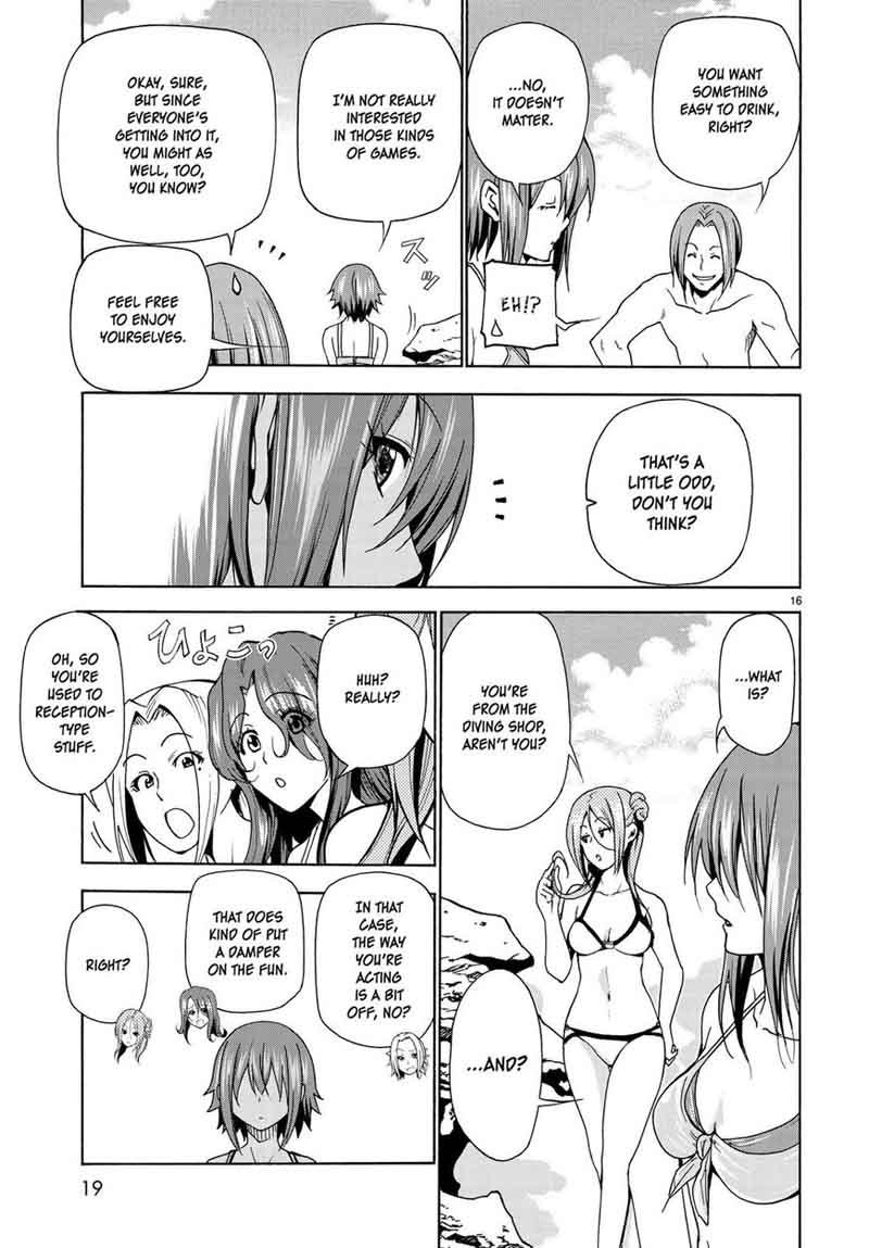 Grand Blue Manga Chapter 42 page 18 - Let's Have A Blast on the Uninhabited Island! scene